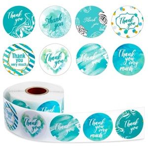4 for $25 Slogan Pattern Thank You Sticker 500 Pieces